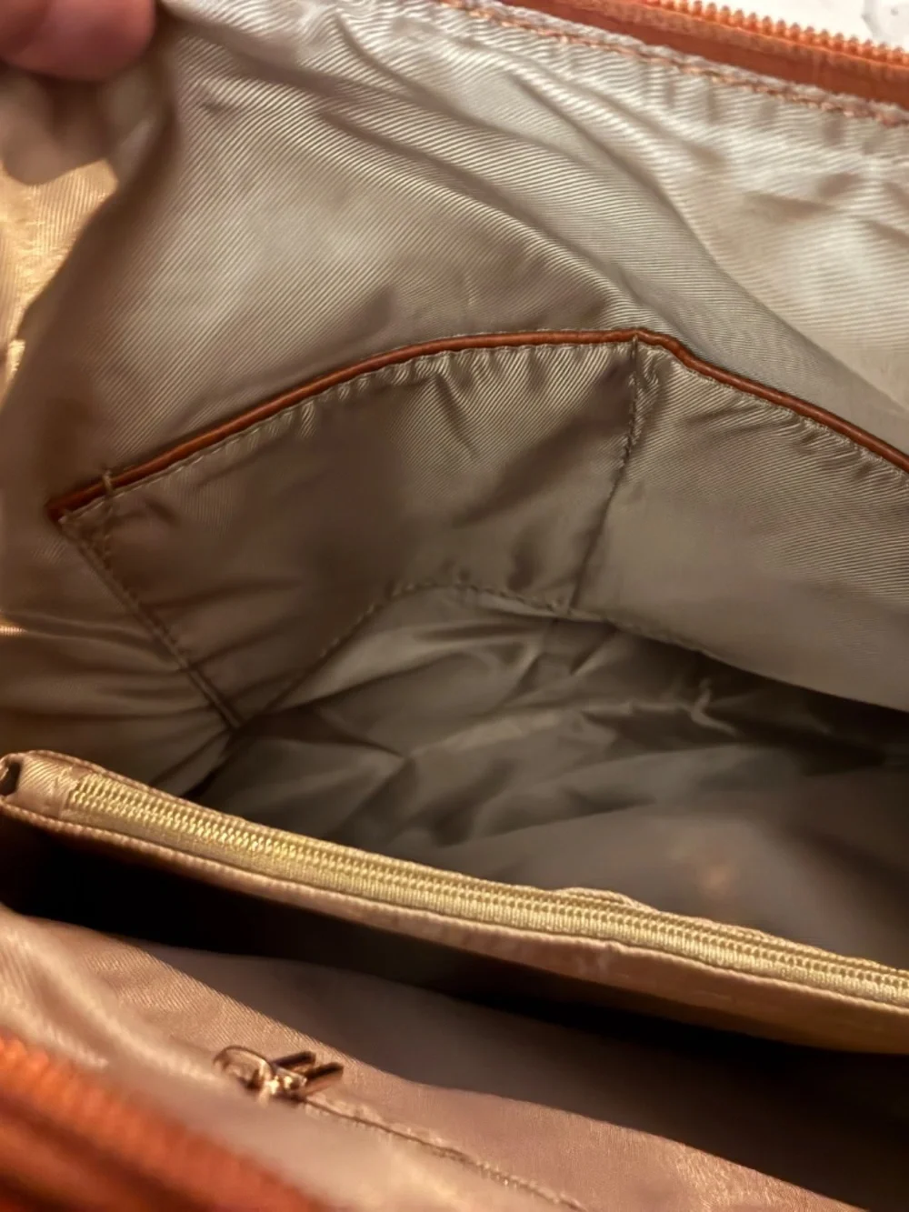 QIYUERA Brown Faux Leather Hobo Shoulder Bag